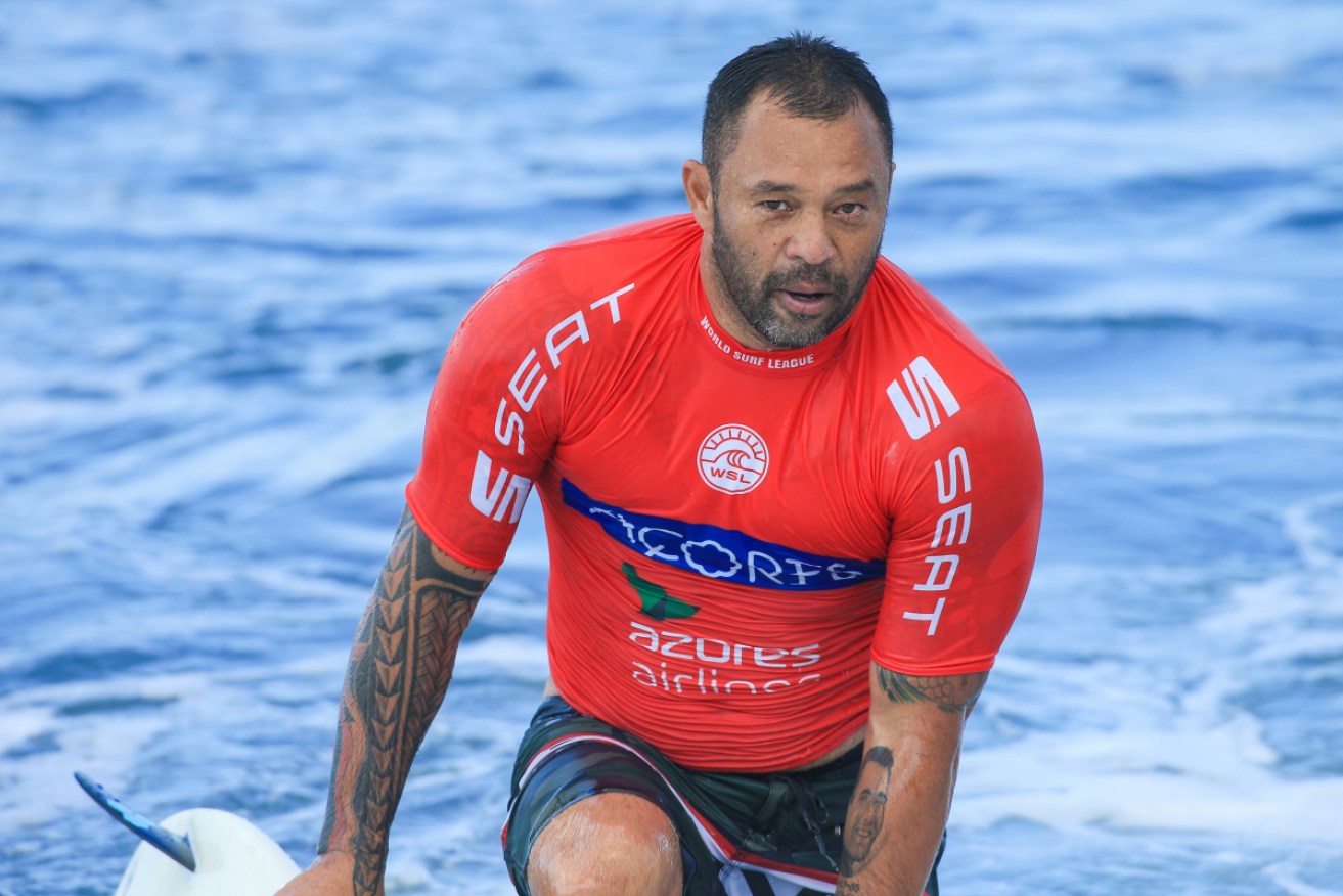 Surf legend Sunny Garcia is unconscious in hospital.
