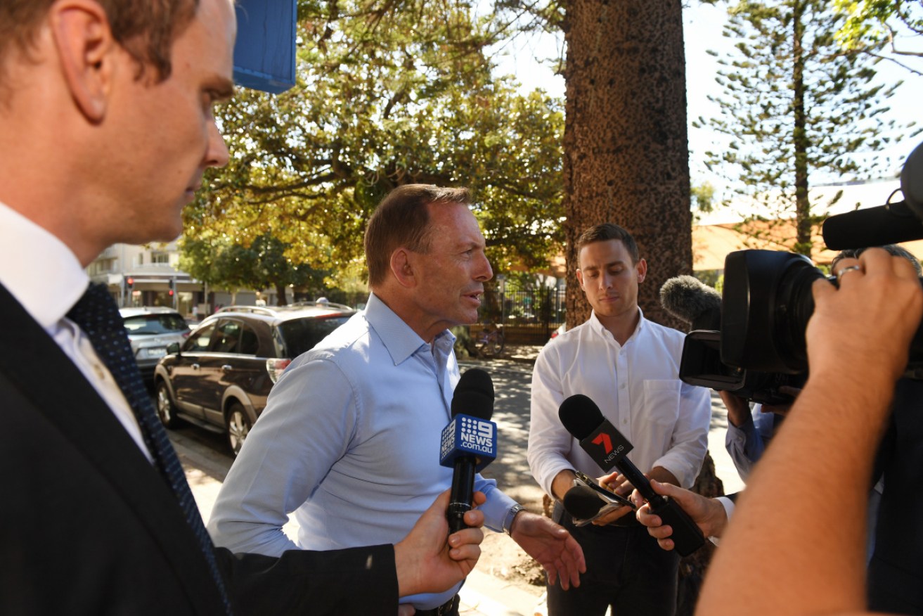 Tony Abbott says the offensive posters represent a new level of nastiness in Australian politics.