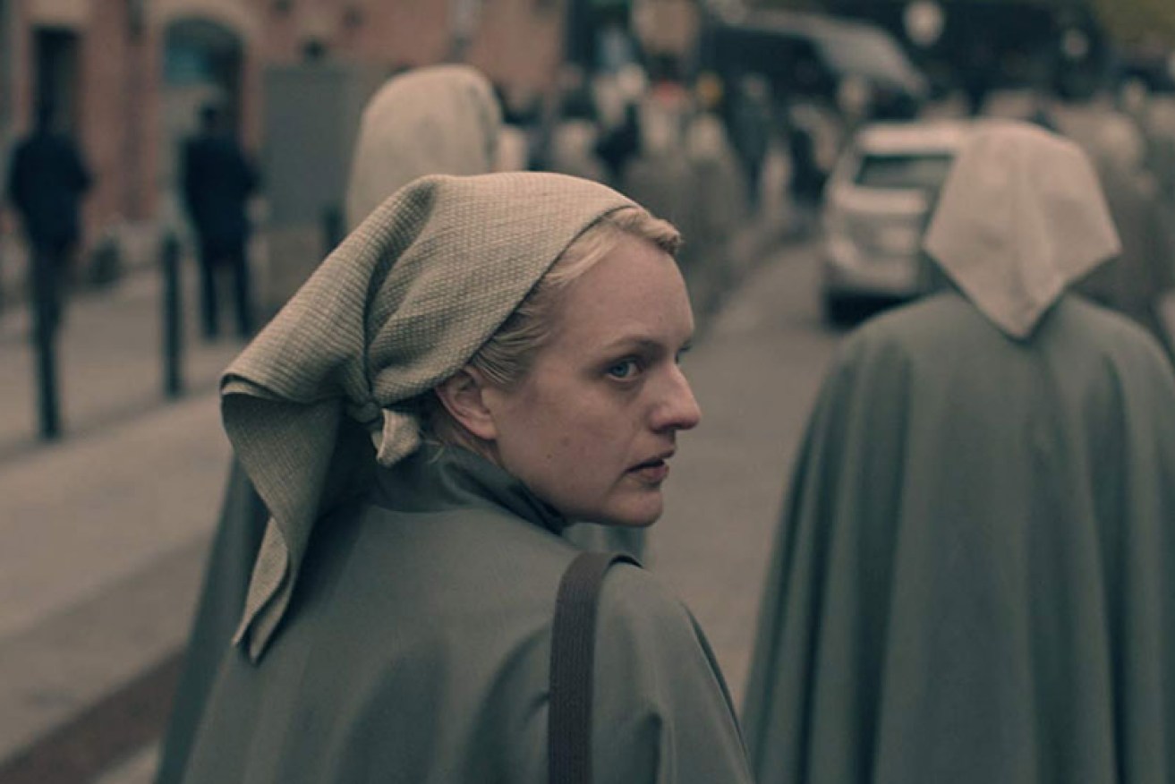 "At least there's still hope if I'm here," says Offred (Elisabeth Moss) in the third series of <i>The Handmaid's Tale.</i>