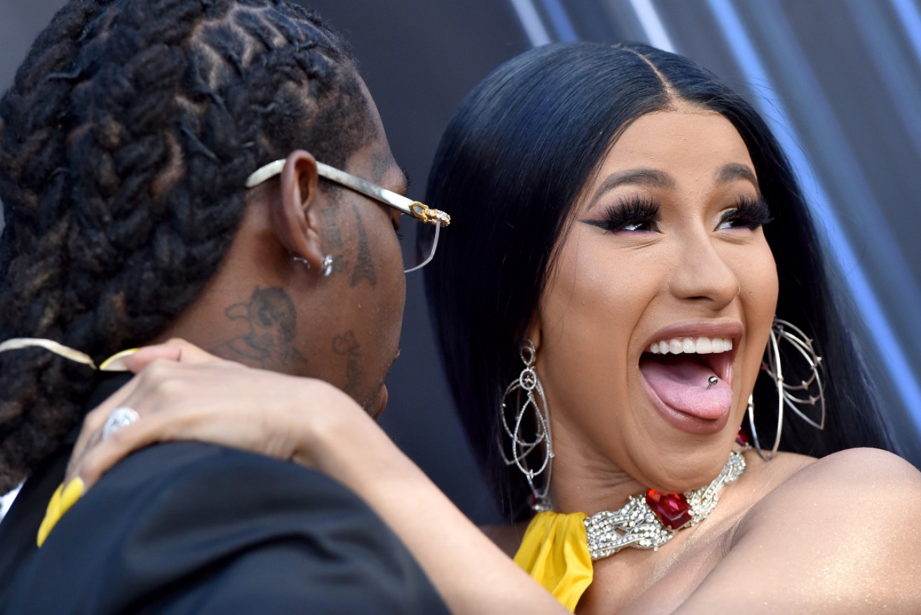 Offset and Cardi B tear it up on the red carpet at the 2019 Billboard Music Awards in Las Vegas on May 1.