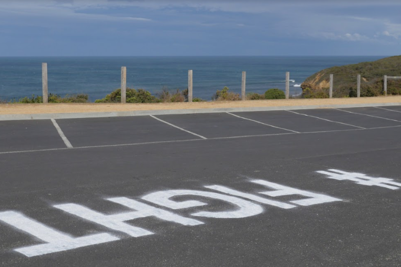 Critics have blasted the graffiti at Bells Beach as hypocritical but protesters say they want to draw attention to the Fight for the Bight. 