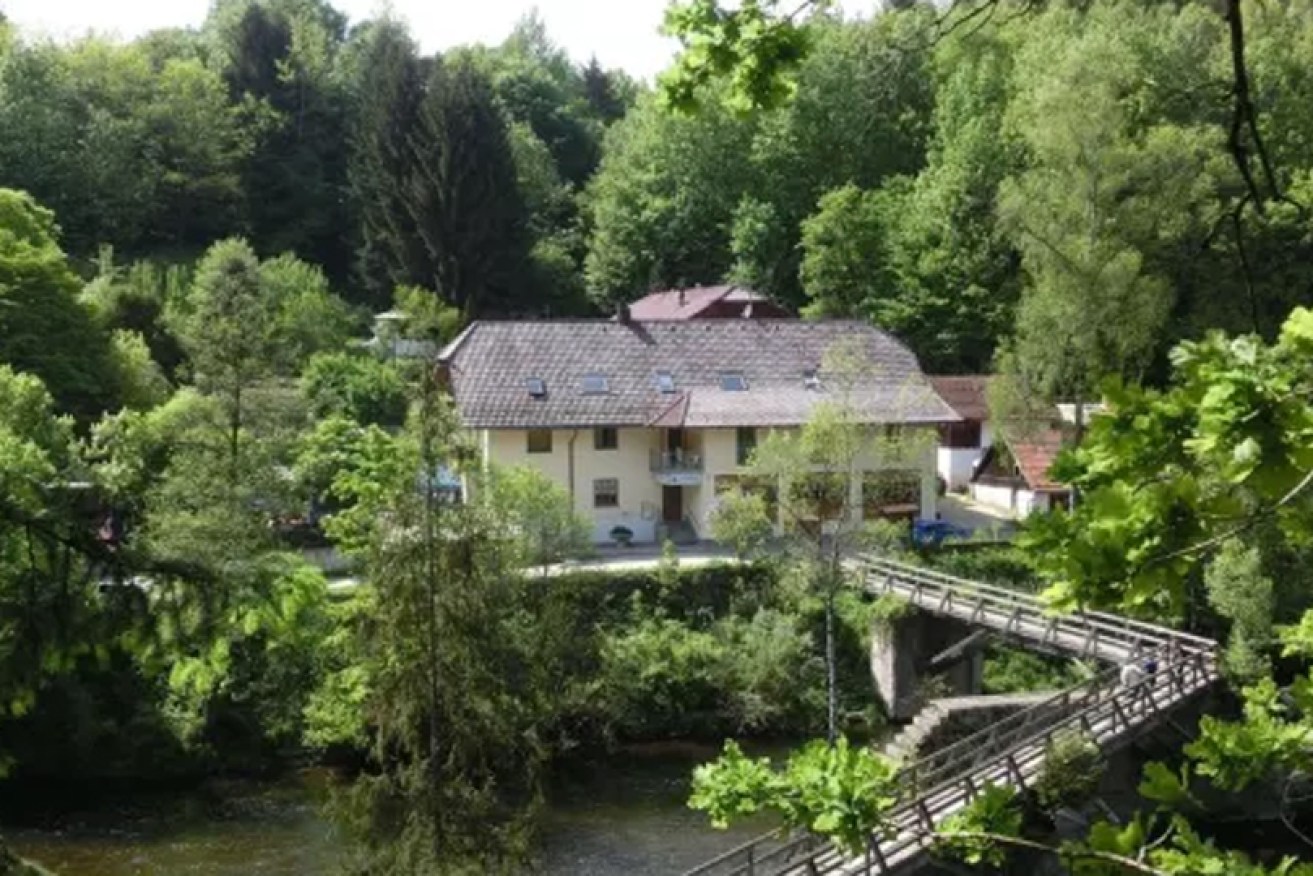 The Bavarian hotel where the three bodies were found.