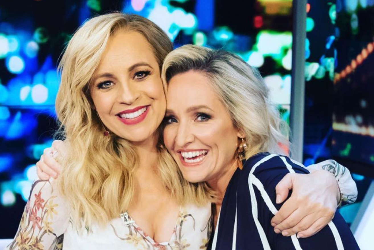 <i>The Project's</i> host Carrie Bickmore (left) and regular guest host Fifi Box   (in September) are part of Ten's strategy.