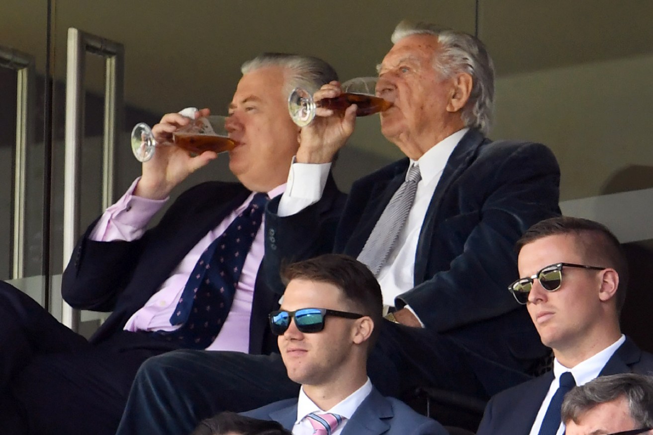 After that fateful Test day in 2012, it became common to see Bob Hawke knocking back a beer at the cricket.