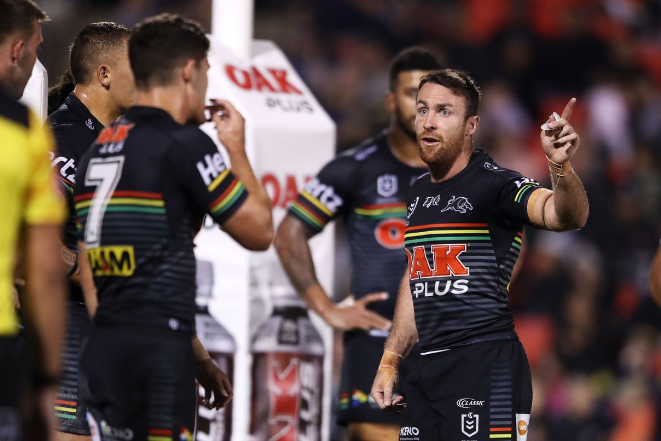 Panthers and their problems: James Moloney has another debrief with teammates on Friday. 
