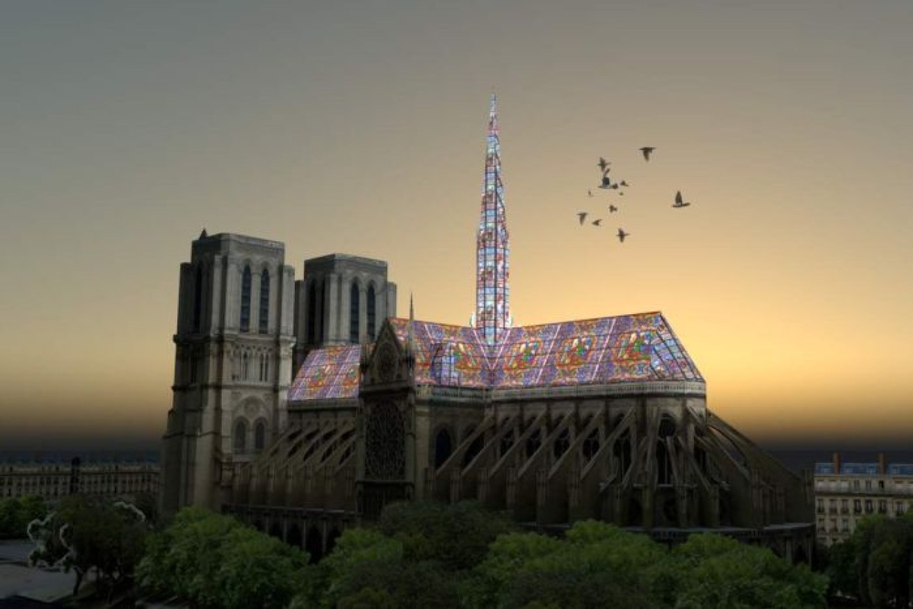 One architect says a stained-glass roof is a way of staying true to  the cathedral's origins.
