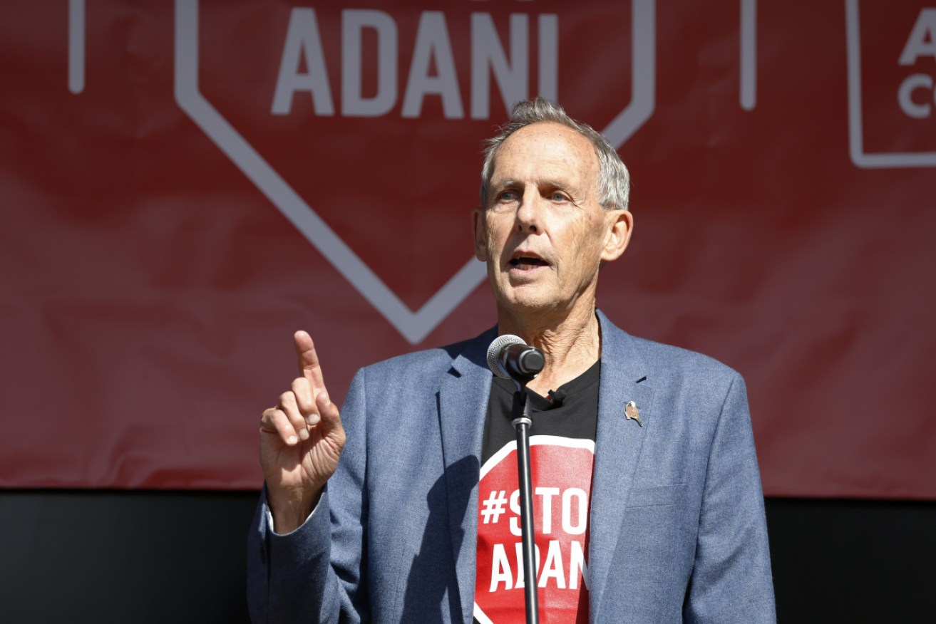 Bob Brown anti-Adani protesters won't giving up their fight against - indeed, they plan to escalate. 