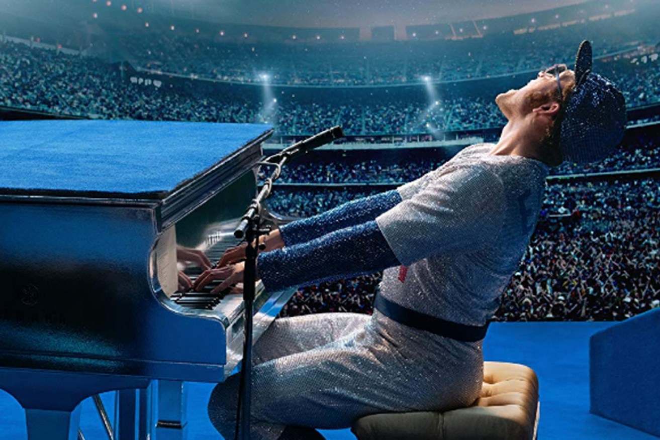 Taryn Egerton as showman Elton John in  Hollywood's latett litmus test, <i>Rocketman.</i>