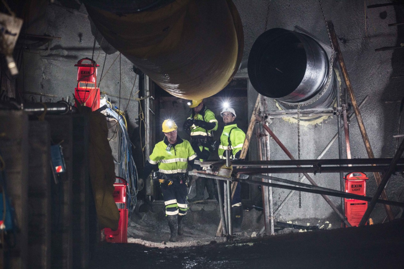 The official recovery crew enters the Pike River mine for the first time in nearly nine years.