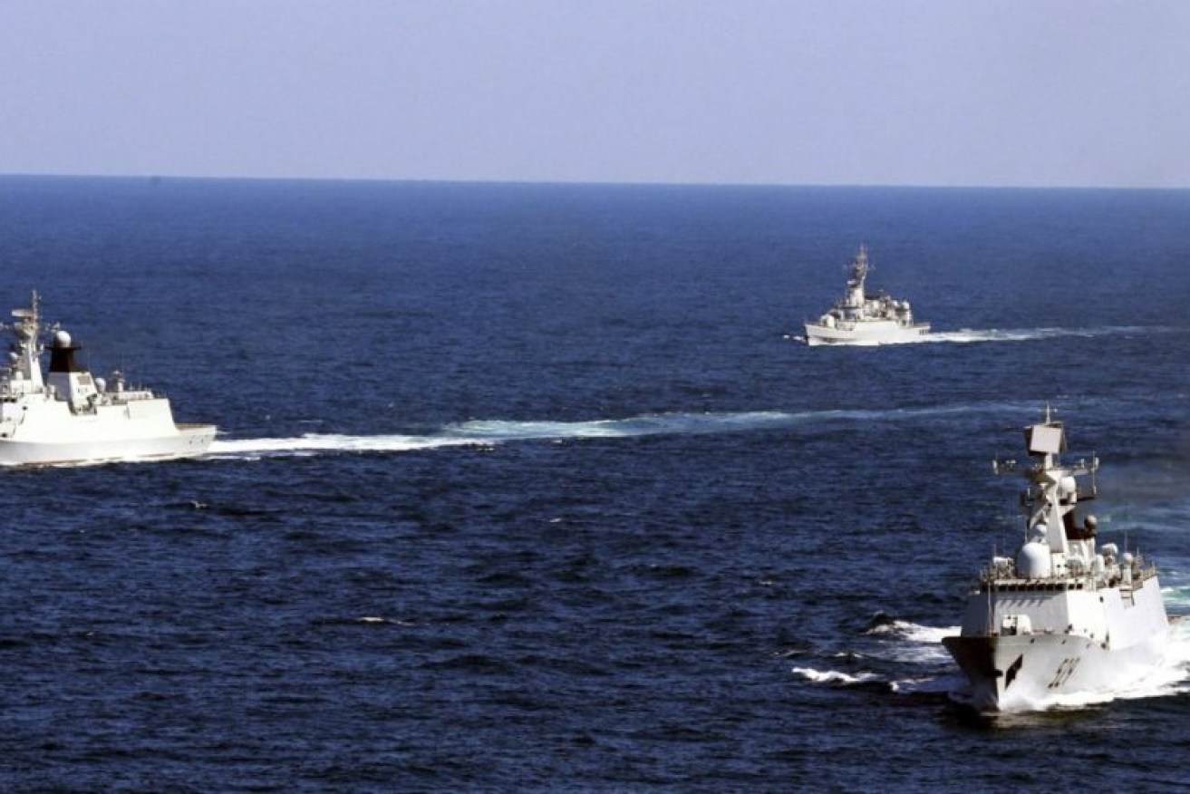 US navy ships have sailed the Taiwan Strait after earlier in May cruising the South China Sea. 