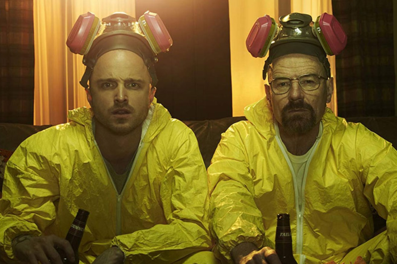 Jesse Pinkman (Aaron Paul) and Walter White (Bryan Cranston) were bad and so, so good in <i>Breaking Bad.</i>