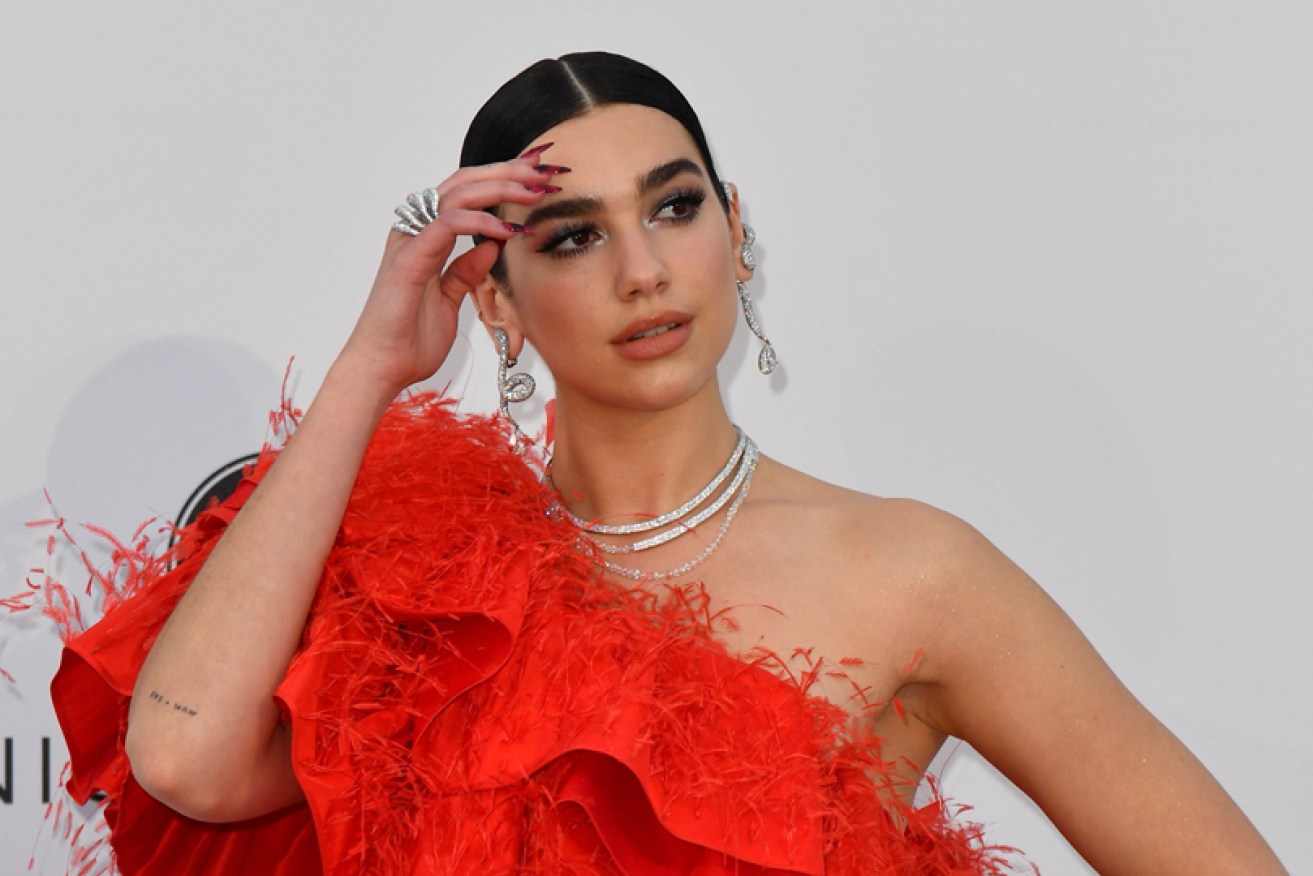 British songwriter Dua Lipa at the Cannes Film Festival's amfAR party at the Hotel du Cap-Eden-Roc on May 23.