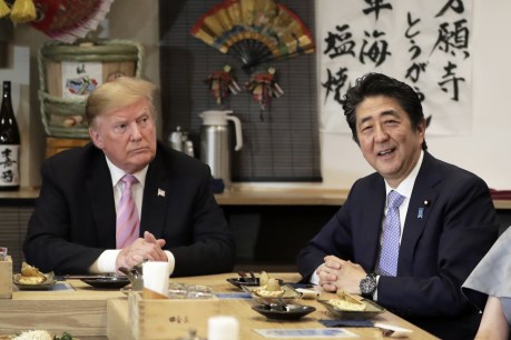 Trump sides with N Korea during Japan state visit