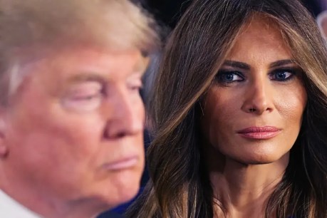 Melania by Trump's side for embarrassing dinner