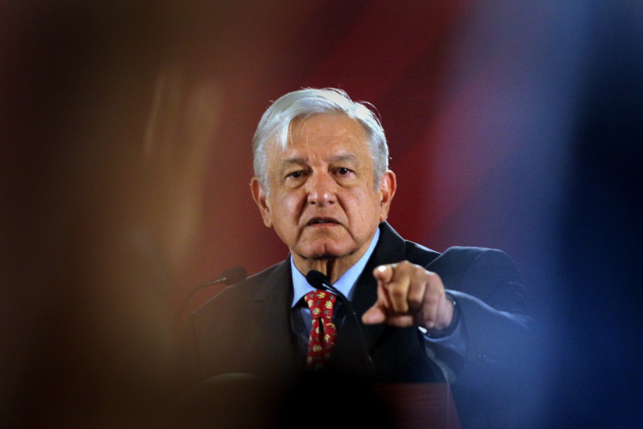  President of Mexico Andres Manuel Lopez Obrador has sent a delegation to the USA to try and ease an escalating border war over illegal immigration. 