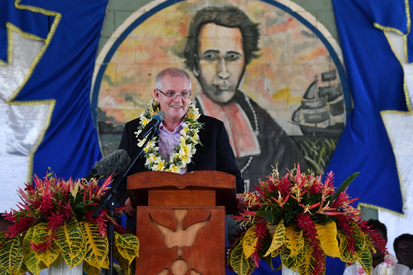 The newly elected PM, pictured in the Solomon Islands, has proved himself a fast learner.