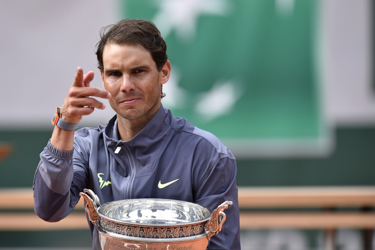 Nadal's French Open win was his 18th grand slam victory.