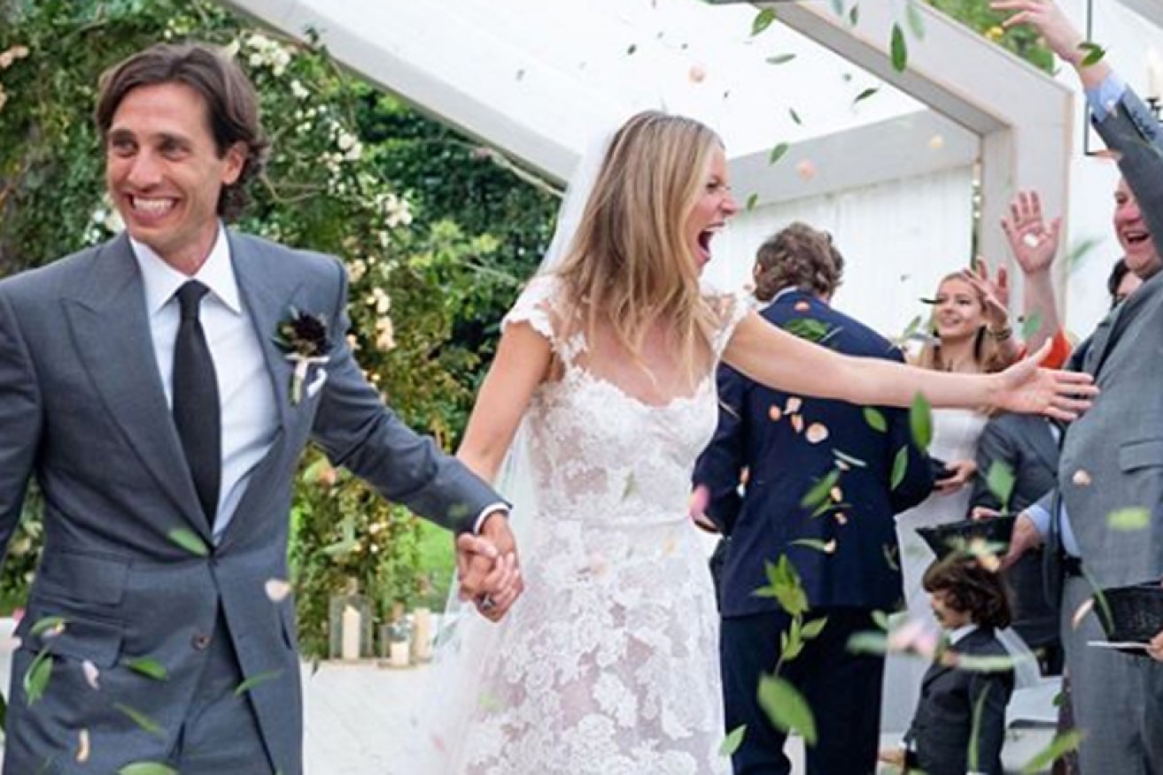 "The best day of our lives," Gwyneth Paltrow wrote of her September wedding to producer and writer Brad Falchuk.