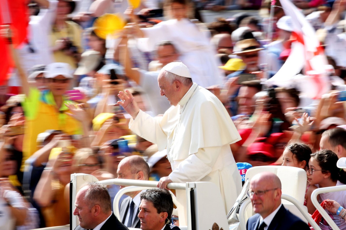 Pope Francis said the ecological crisis 'threatens the very future of the human family'.