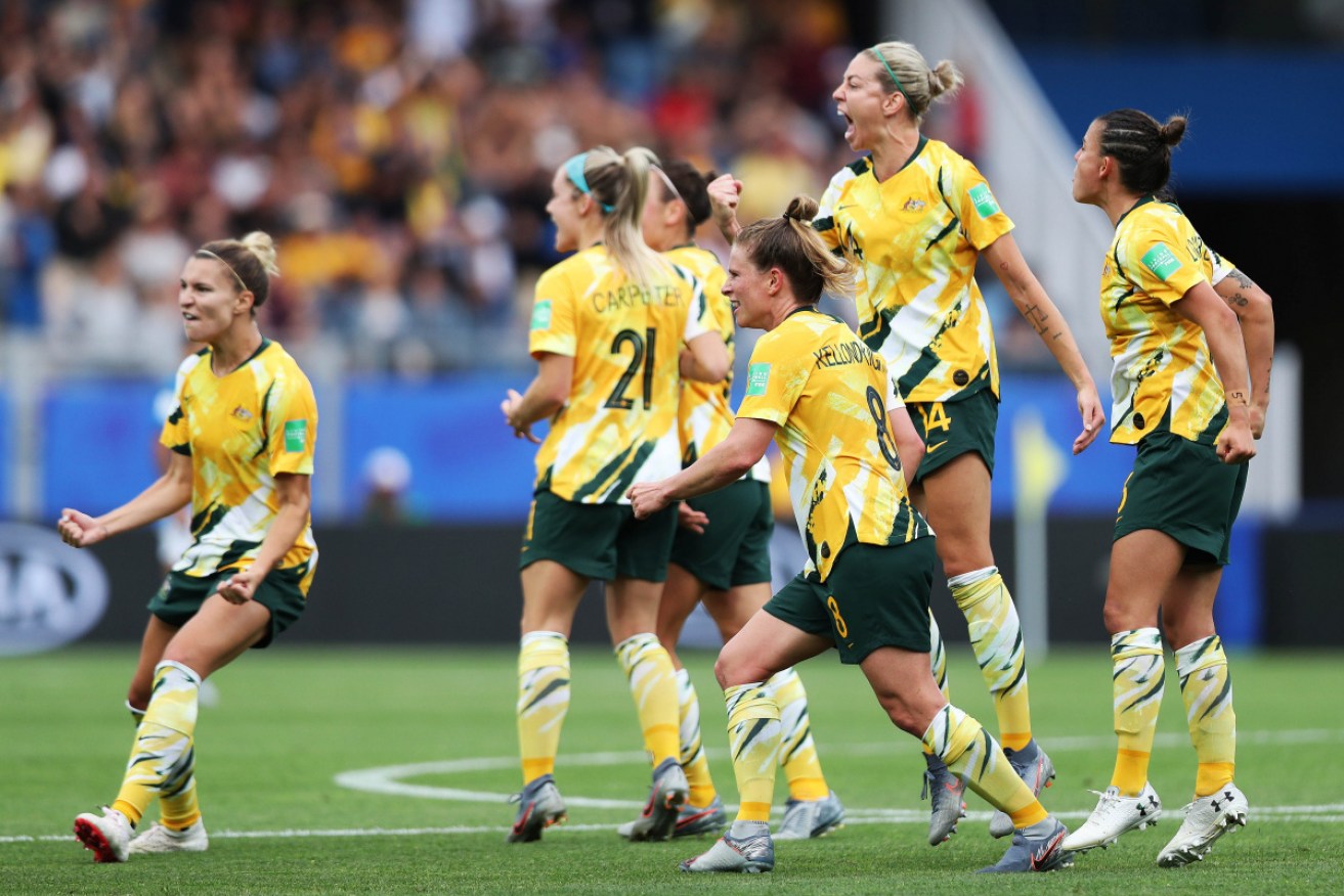 Next job: After the excitement of beating Brazil the Matildas must make the most of their chances.  