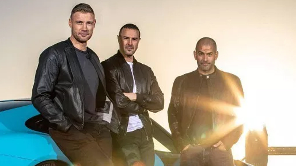 Andrew Flintoff Paddy McGuiness Chris Harris