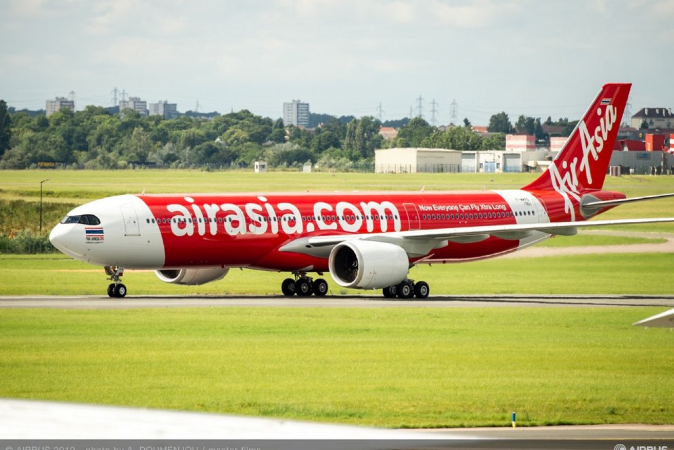 AirAsia's brand new Airbus 330neo was unveiled in Paris on Monday.