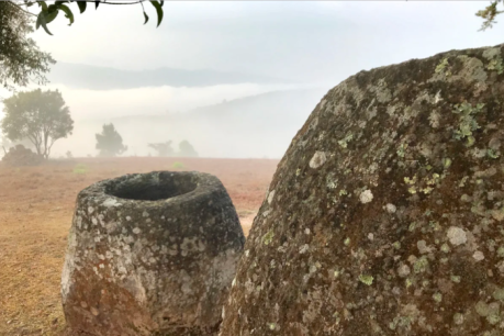 Archaeologists discover more giant stone jars used to dispose of the dead in Laos