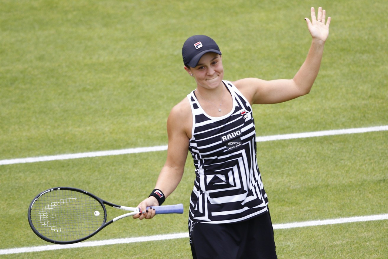 Barty will now go to Wimbledon as the top-seeded women's player.