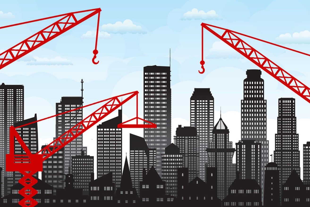 The number of cranes on a city's skyline can tell a lot about its economy.