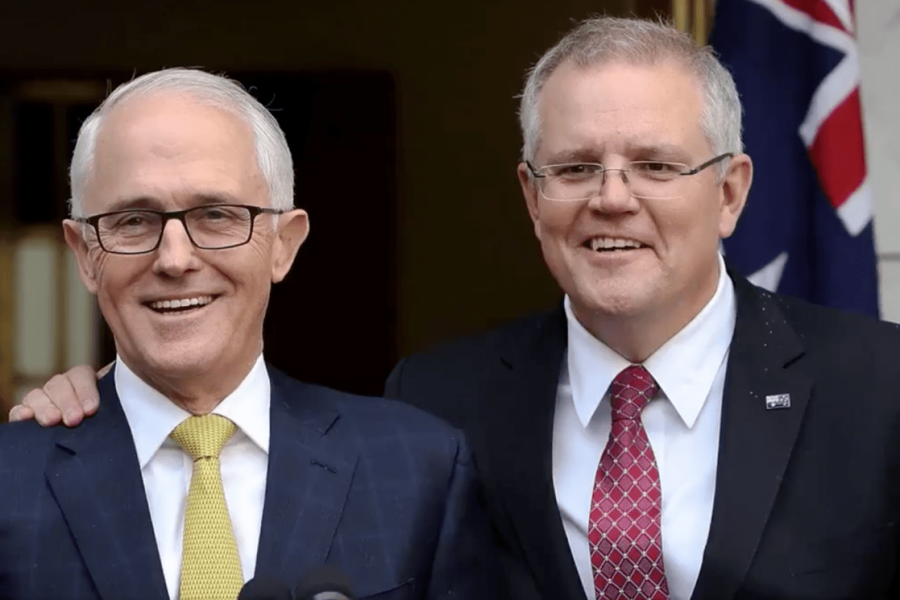 Scott Morrison insists he remained loyal “all the way” to Mr Turnbull. 