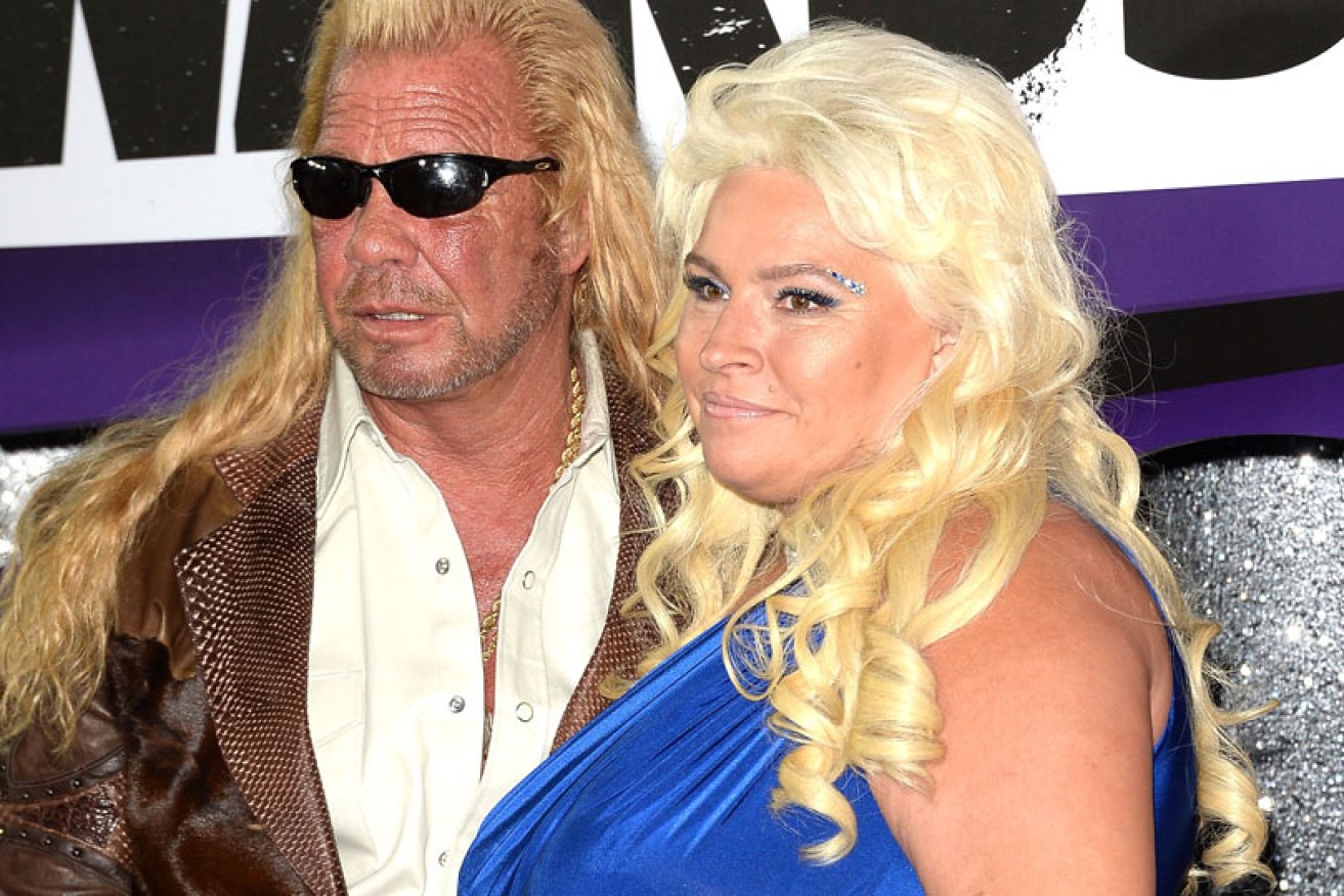 <i>Dog the Bounty Hunter</i> stars Duane and Beth Chapman step out in Nashville, Tennessee, in 2013.