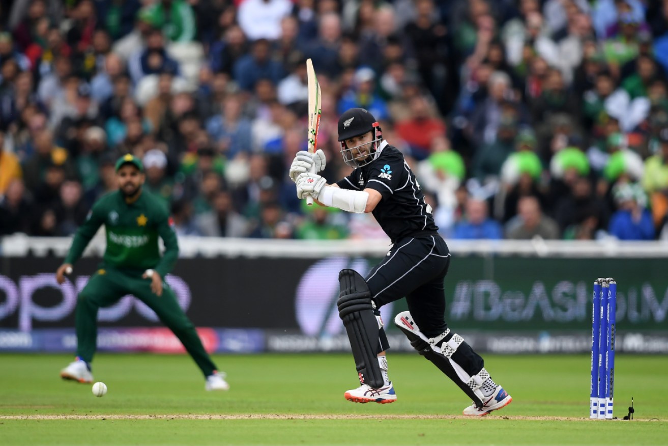 New Zealand's Kane Williamson in full flight at the World Cup. 