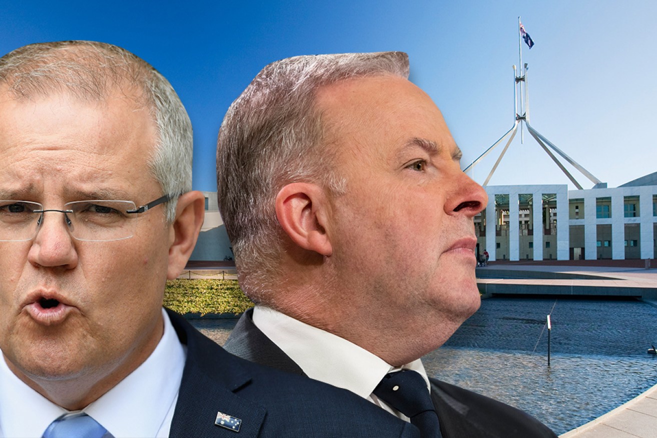 Scott Morrison and Anthony Albanese have experienced contrasting fortunes in the latest Newspoll released on Sunday night. 