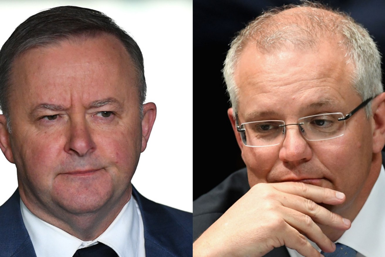 Labor leader Anthony Albanese may not be gaining ground on Prime Minister Scott Morrison, but the ALP is.