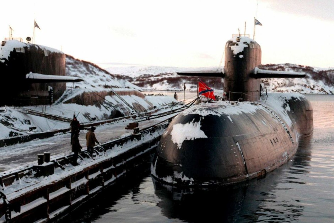 The Russian Arctic base of Severomorsk, seen in this file photo from 1998, is the main base for the country's Northern Fleet.