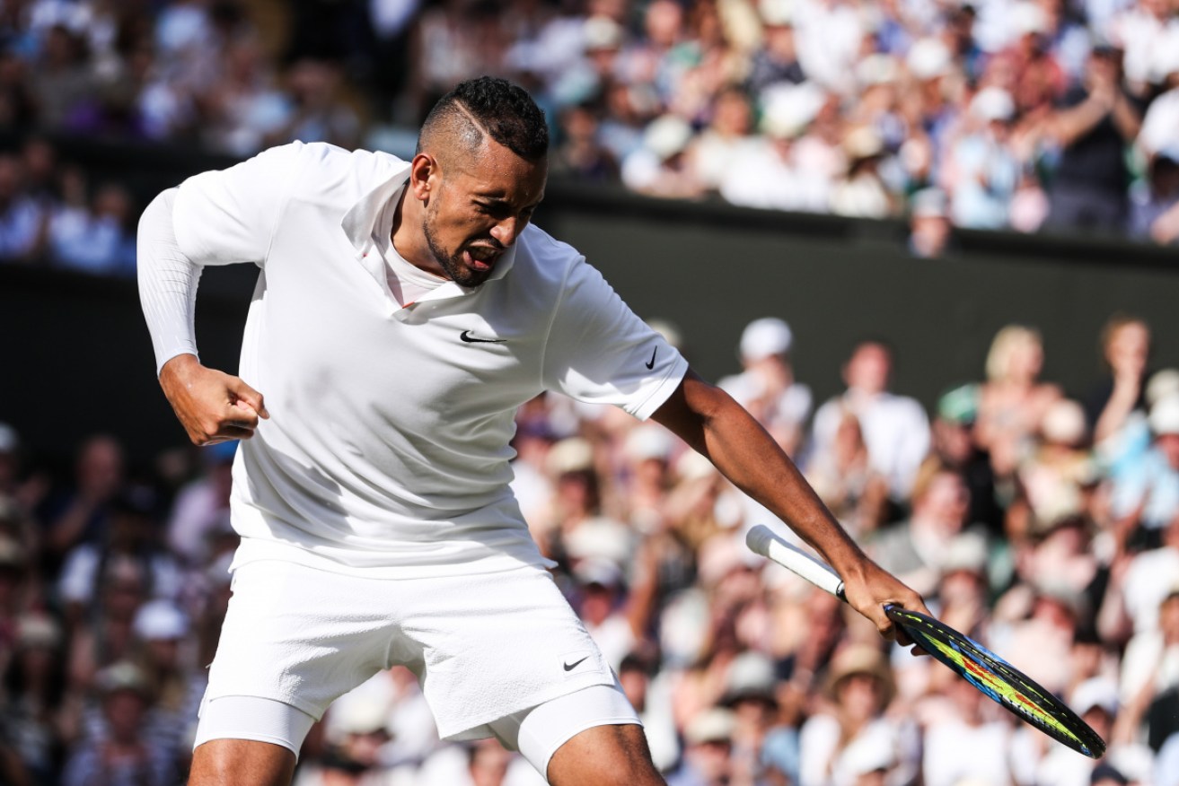 Tempestuous bad boy of tennis Nick Kyrgios  just wants 'to go home'.