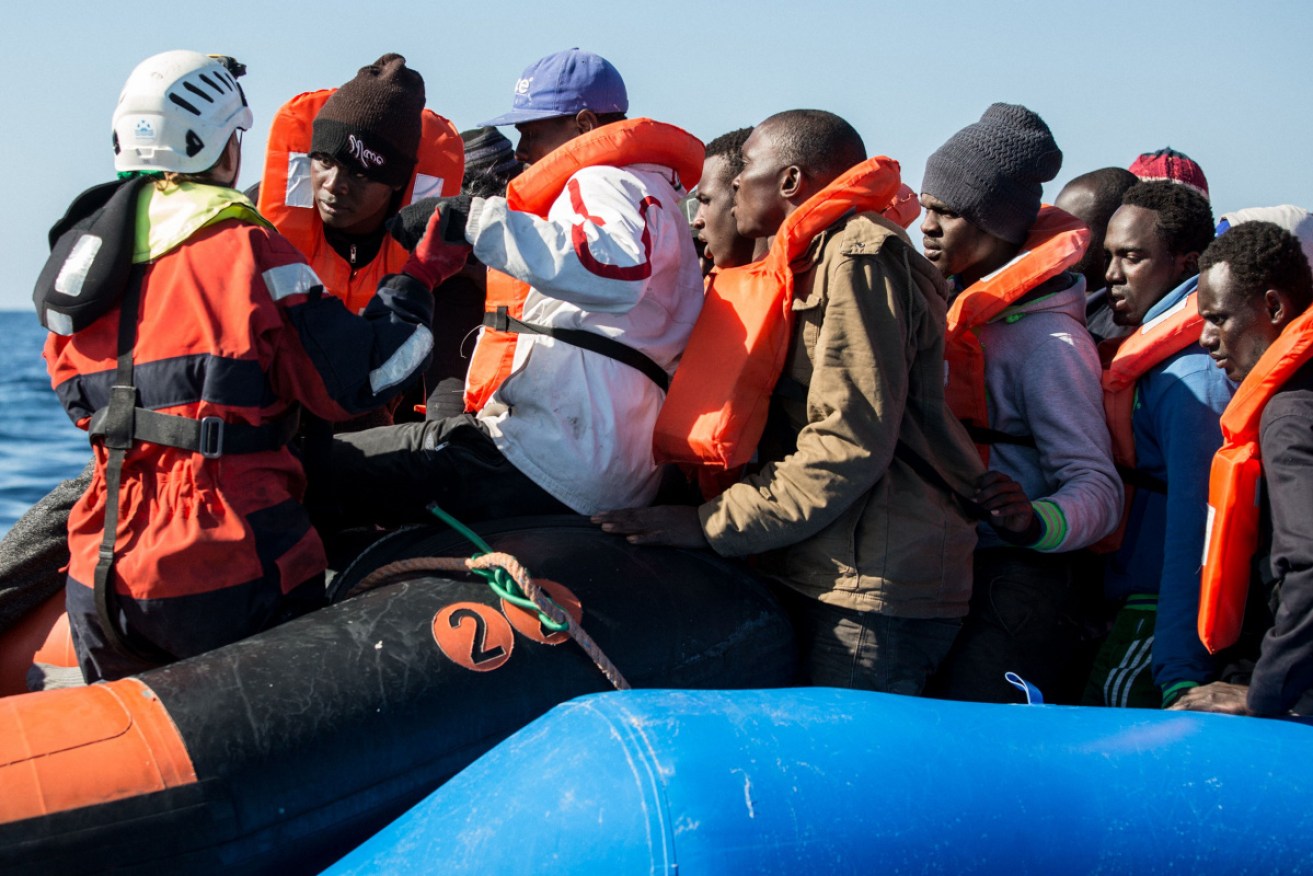 The refugee route from Libya to Europe is extremely hazardous.
