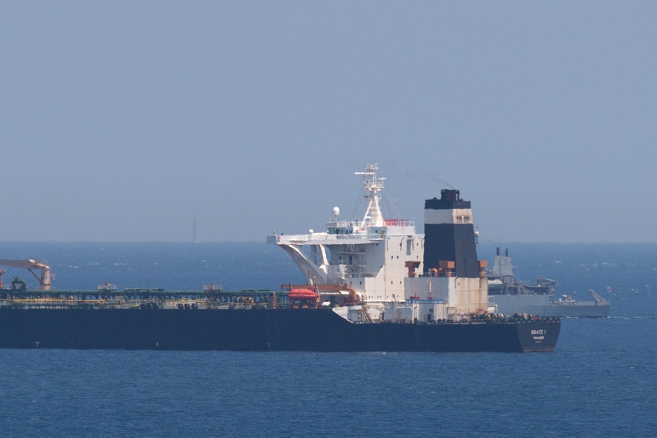 UK authorities suspect the Grace 1 tanker was transporting oil into Syria in violation of sanctions.