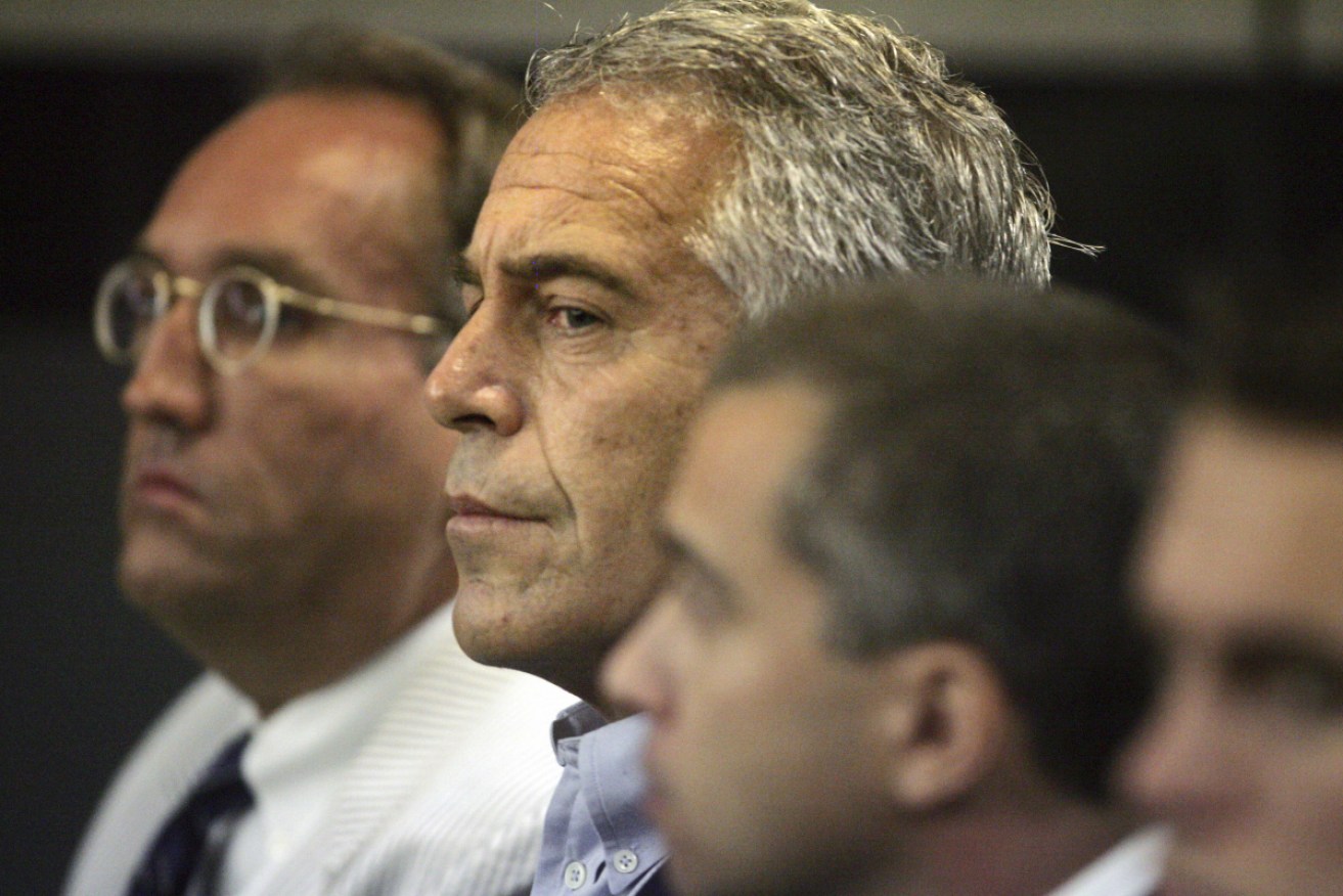 Jeffrey Epstein pictured in court in July 2019, shortly before his death. <i>Photo: AAP</i>