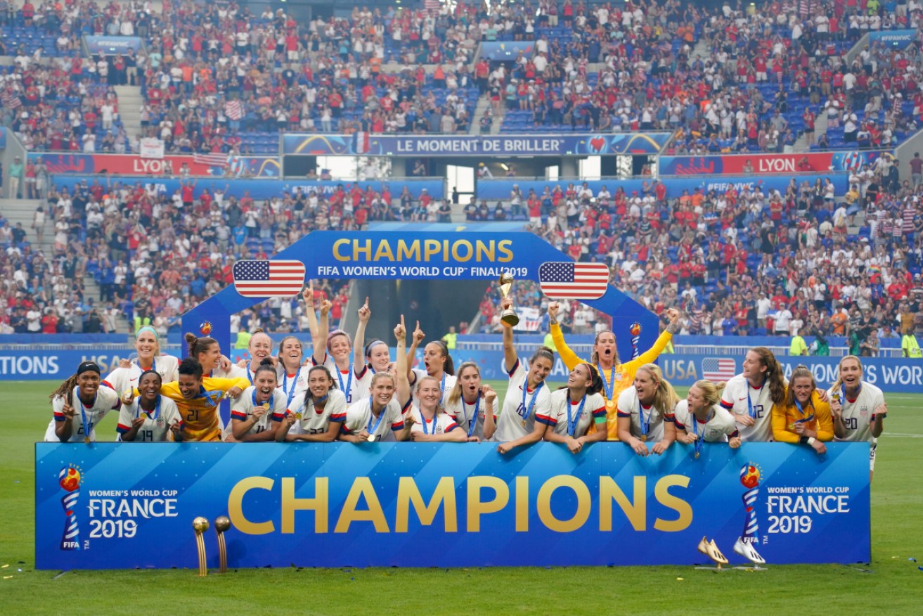The USA are crowned world champions, following their 2-0 triumph over the Netherlands.