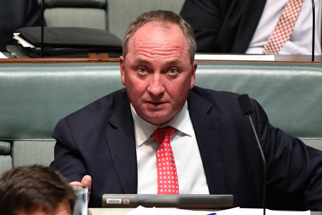 Barnaby Joyce - doing it tough on more than $200,000 a year.