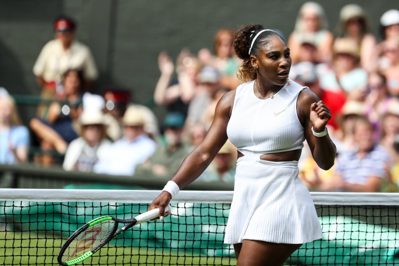 History beckons: Serena Williams is on the verge of equalling Margaret Court's record of 24 grand slam titles. 