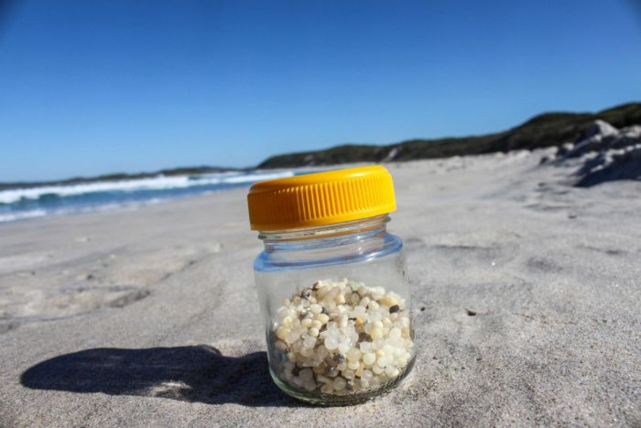 These lentil-sized plastic pellets litter beaches all around Australia, particularly south-west WA.