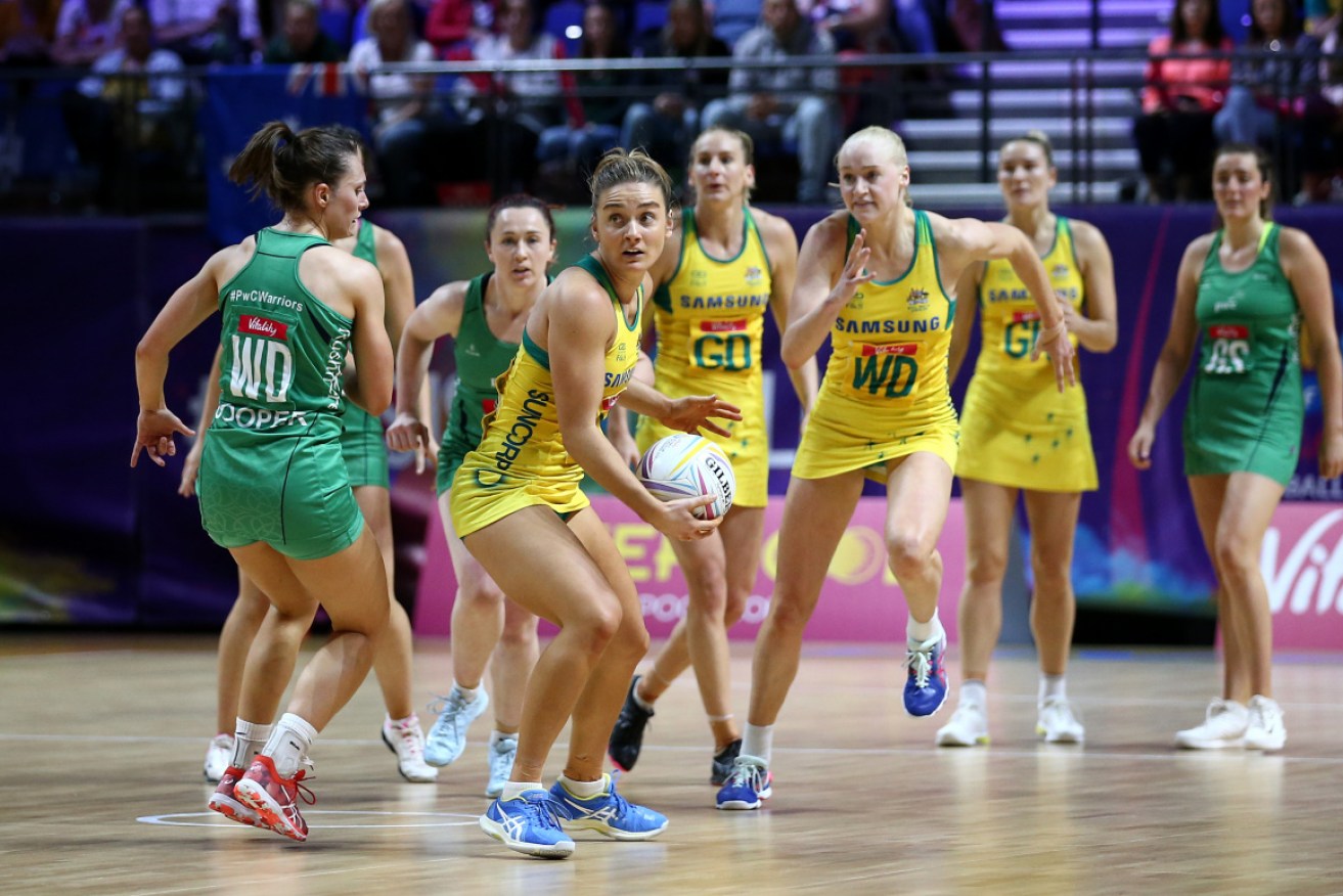 Australia's Liz Watson during the first stage one match against Northern Ireland in Liverpool on Friday night.