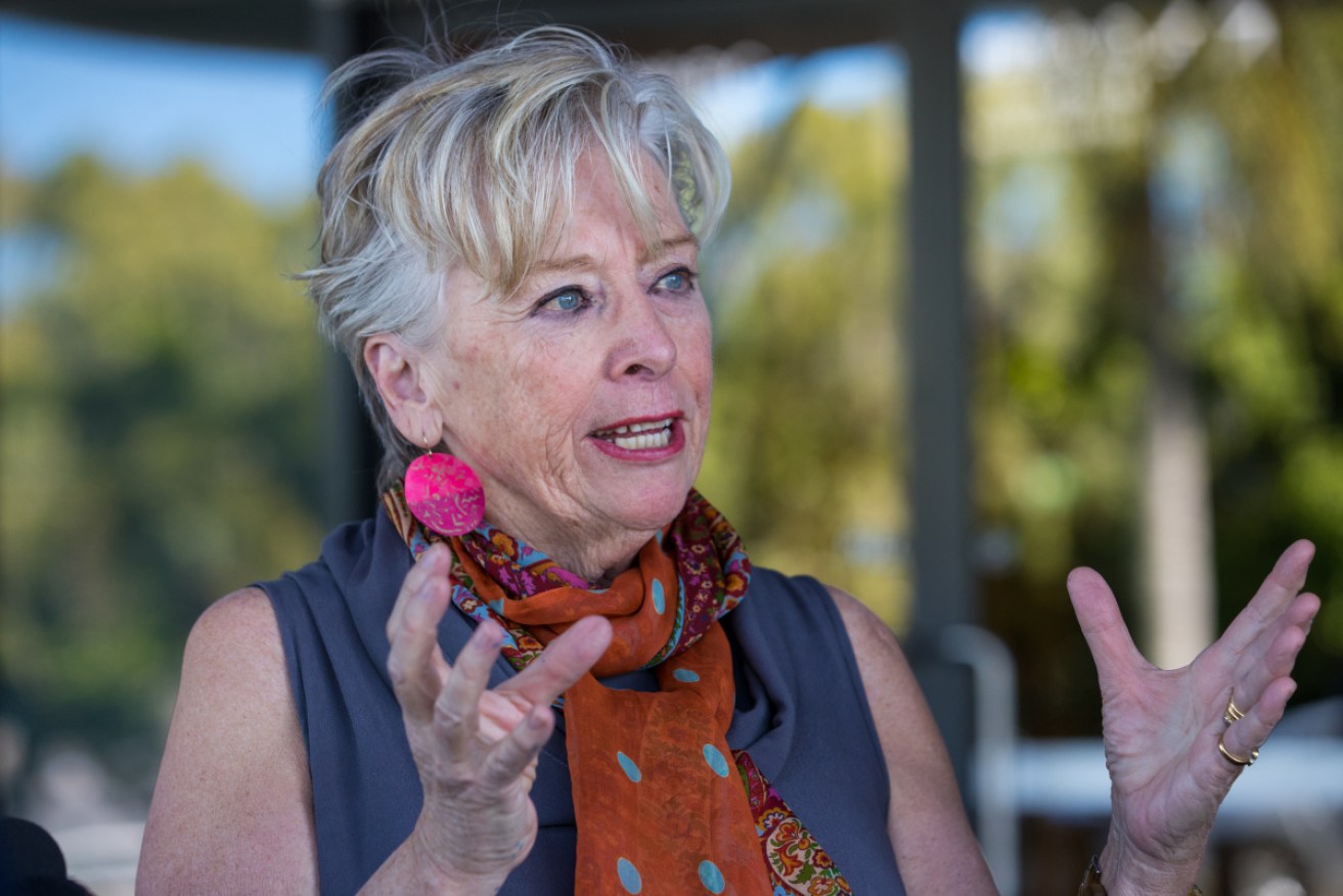 Celebrity chef Maggie Beer after giving evidence at the Royal Commission into Aged Care Quality and Safety in Cairns