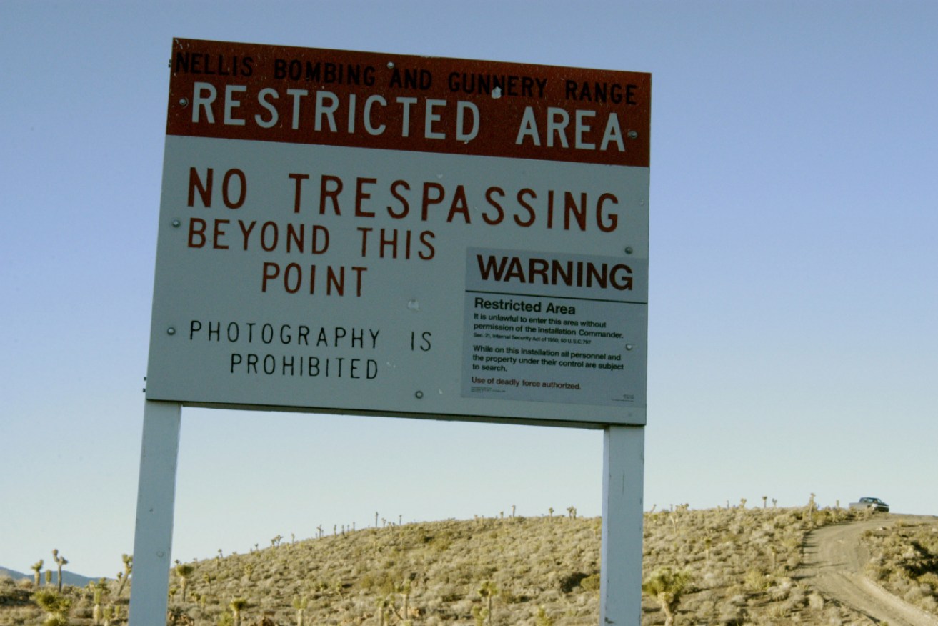 Area 51 doesn't exactly lay out the welcome mat for visitors.