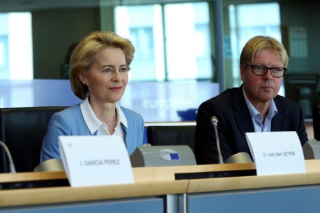 Von der Leyen first woman to lead EU executive