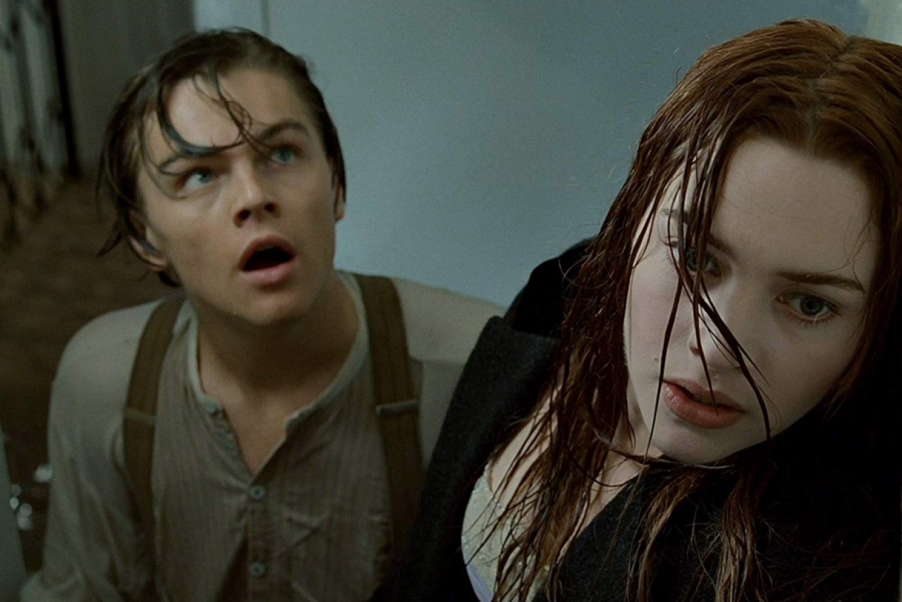 Jack (Leonardo DiCaprio) and Rose (Kate Winslet) before the <i>Titanic</i> door encounter that has bedevilled fans.