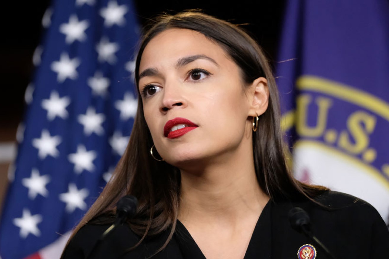 Alexandria Ocasio-Cortez (in Washington DC on July 15) is one of <i>Time's</i> most influential people on the internet.