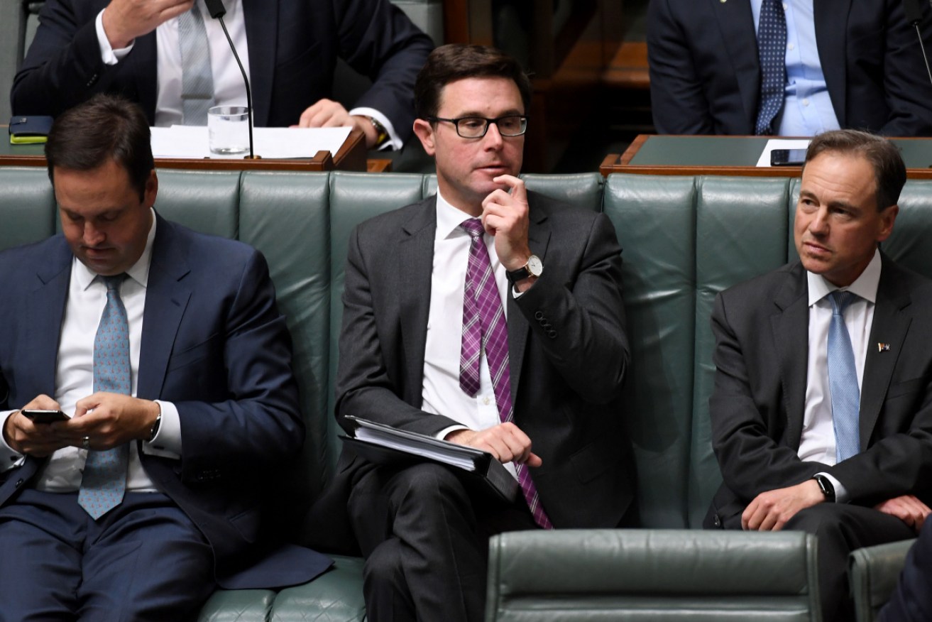 Agriculture minister David Littleproud says 'couch-bound' Australians are to blame for fruit rotting.